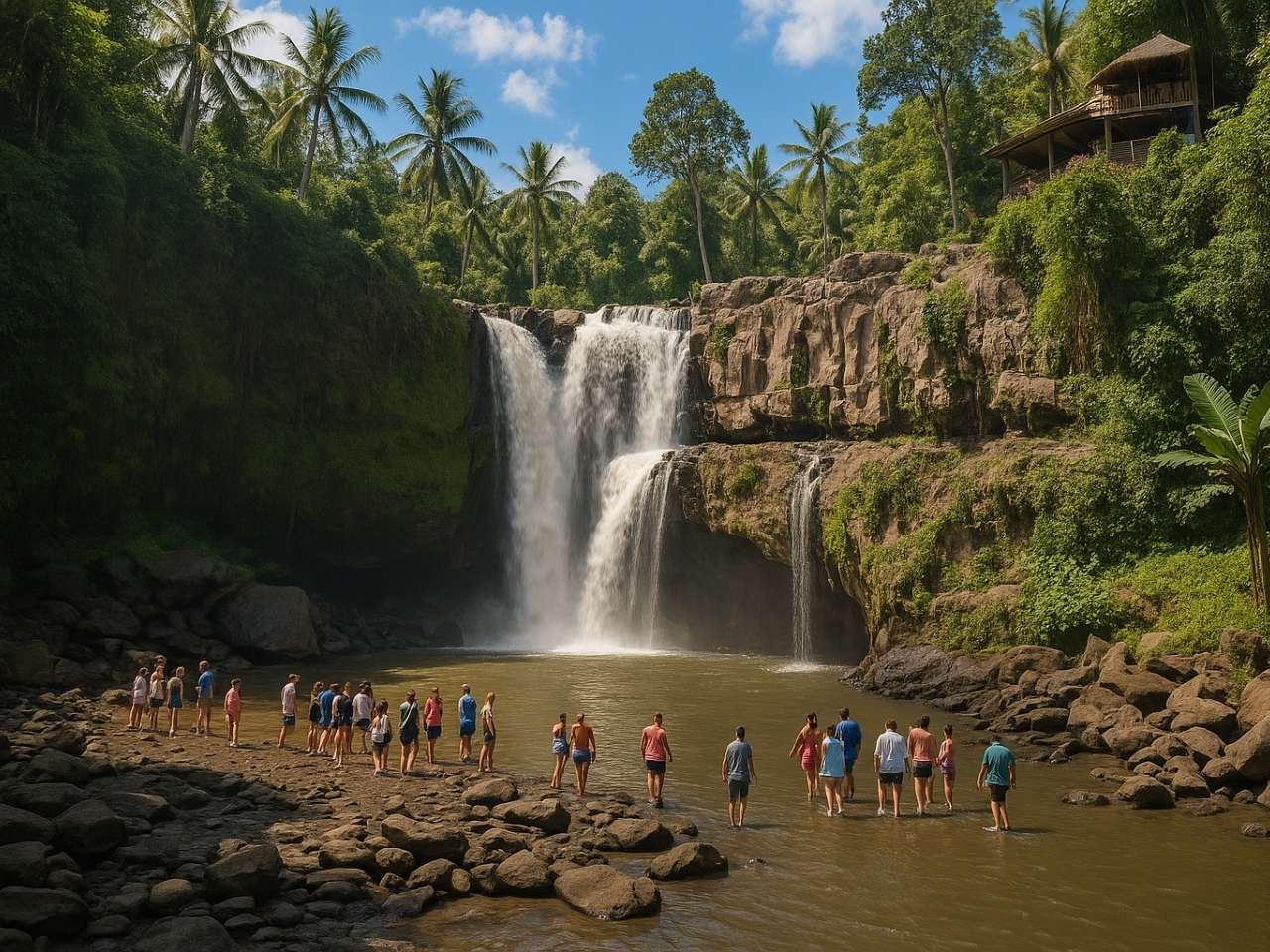 tegenungan waterfall