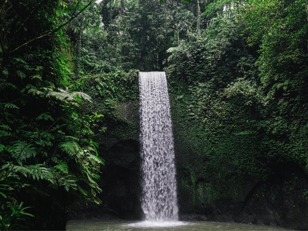 waterfall tour private driver at Tibumana Waterfall