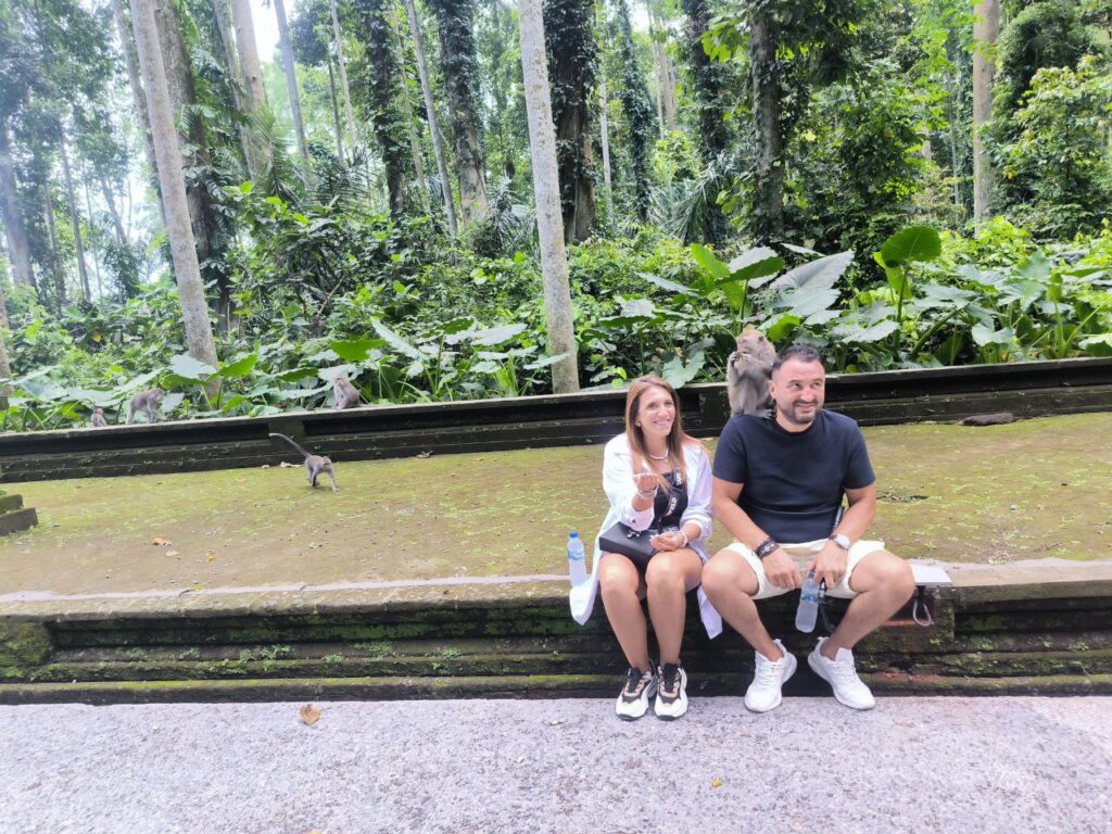 tourist selfie with monkeys at Sangeh Monkey Forest.jpg