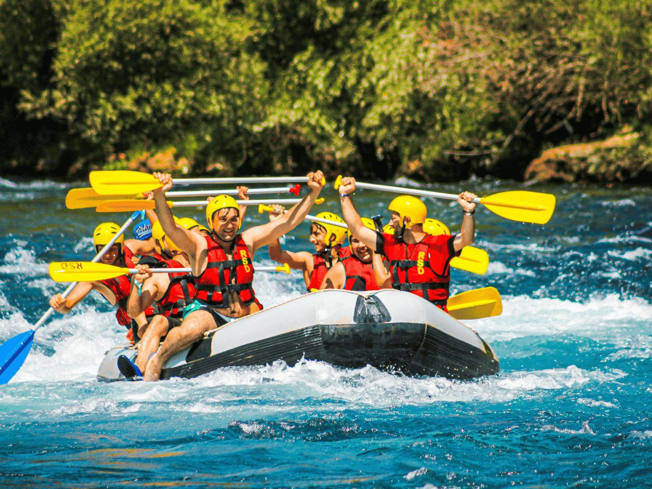 ayung river rafting package with private driver in ubud bali