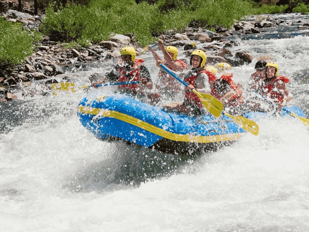 bali rafting adventure along ayung river with private transport