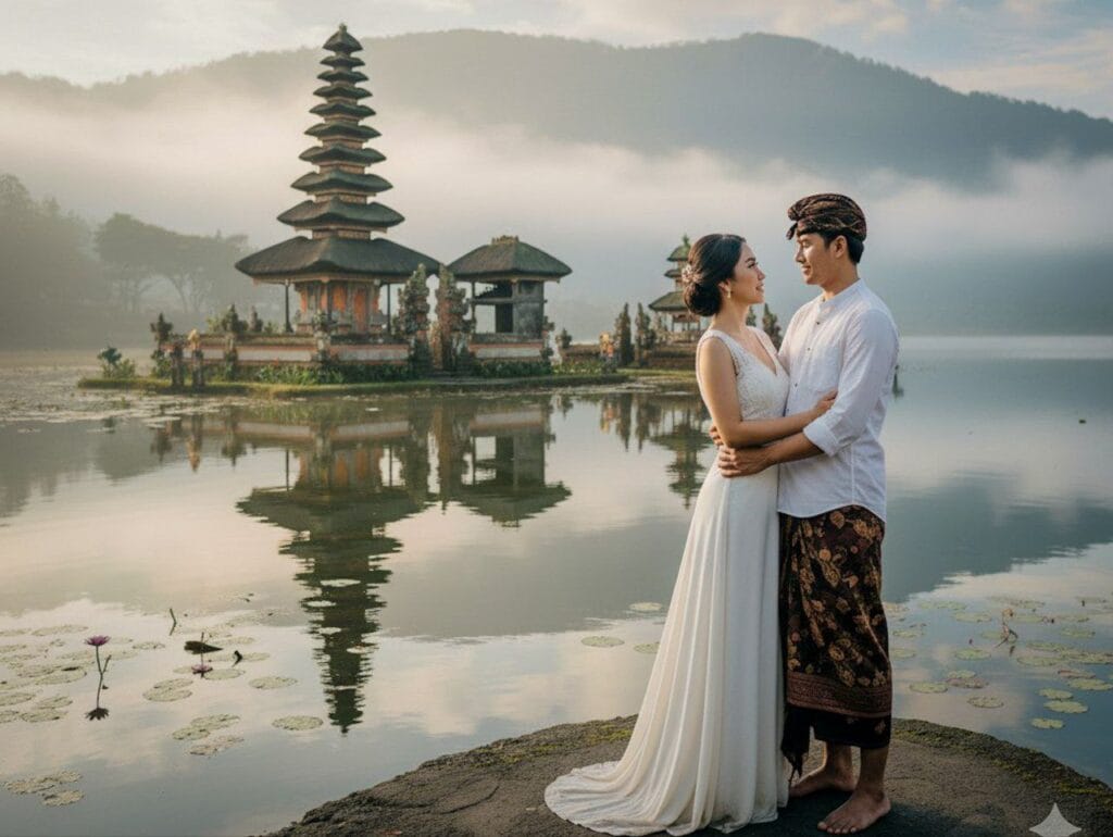 bali private driver and tour romantic honeymoon