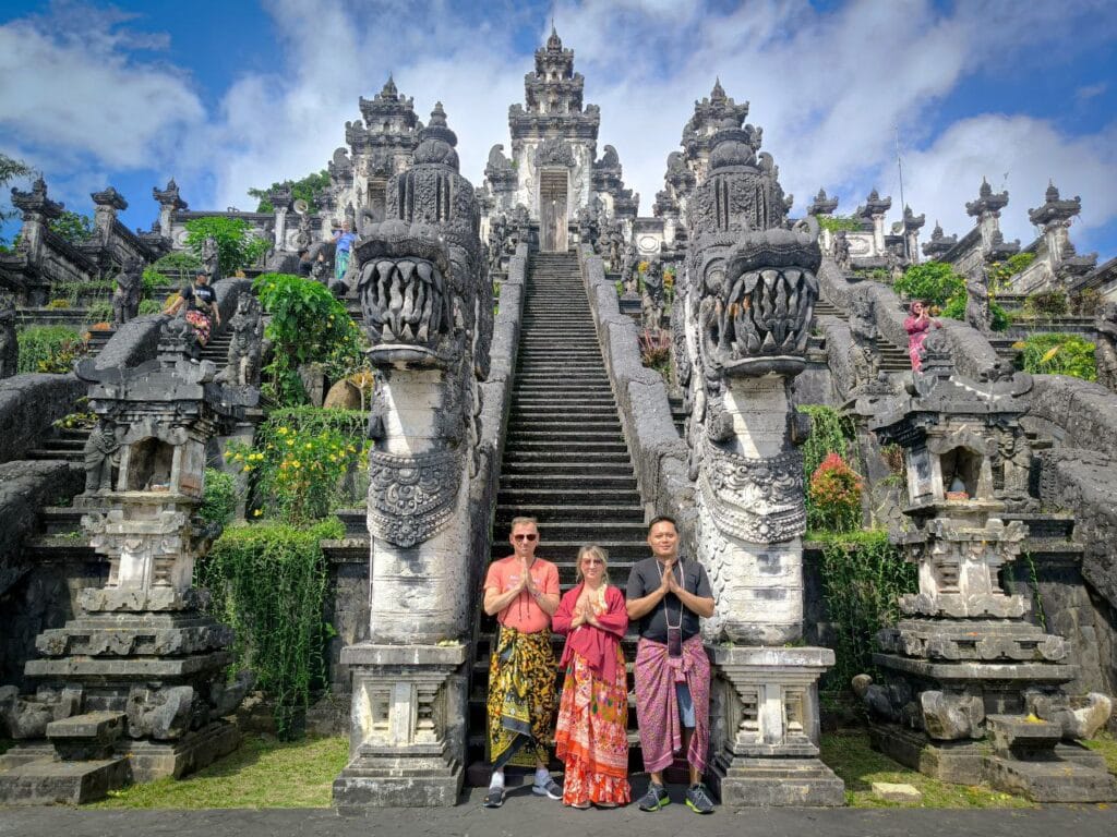 private driver east bali tour at lempuyang temple gate of heaven