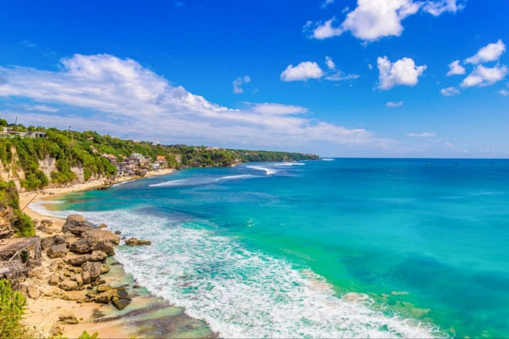 Melasti Beach South Bali tourist attractions