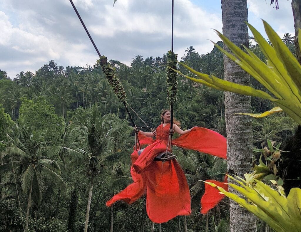 bali tour idea with bali jungle swing