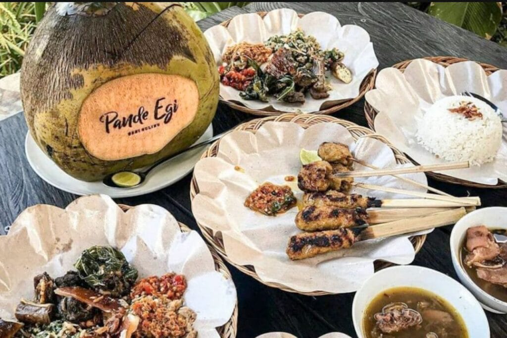babi guling authentic Bali food near Ubud