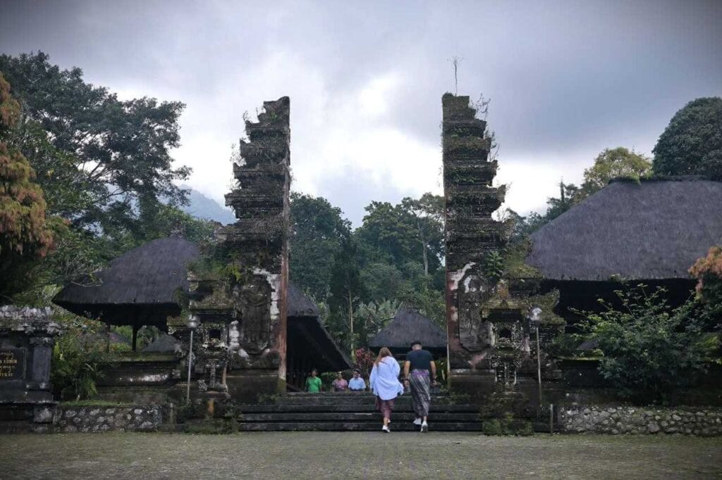 Entrance gate of Pura Luhur Batukaru Temple West Bali