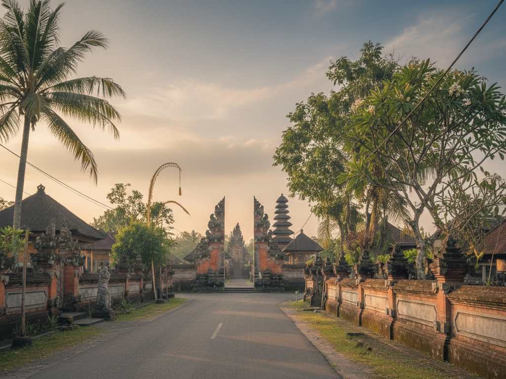 bali silent day nyepi empty street peaceful atmosphere