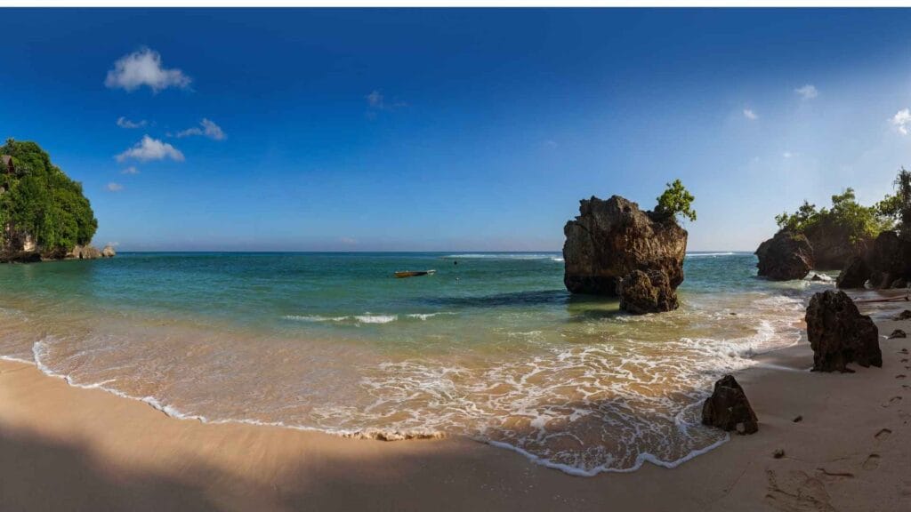 padang padang beach uluwatu bali view from cliff
