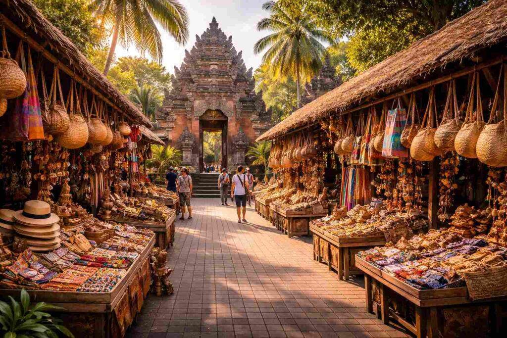 ubud palace and art market itinerary traditional balinese architecture