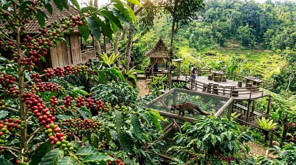 coffee plantation bali luwak garden in ubud bali