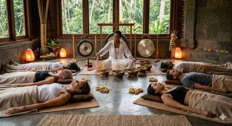 spiritual retreat ubud sound healing