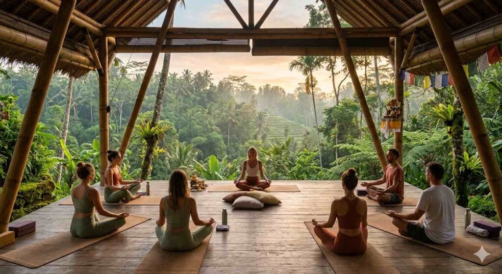 spiritual retreat ubud yoga jungle