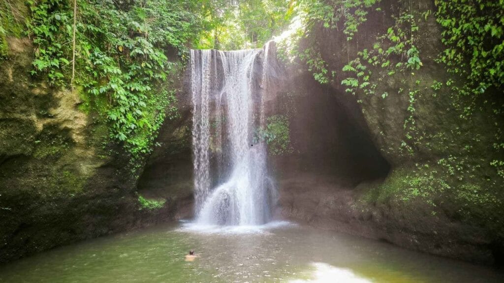 suwat waterfall ubud bali hidden gem with natural pool