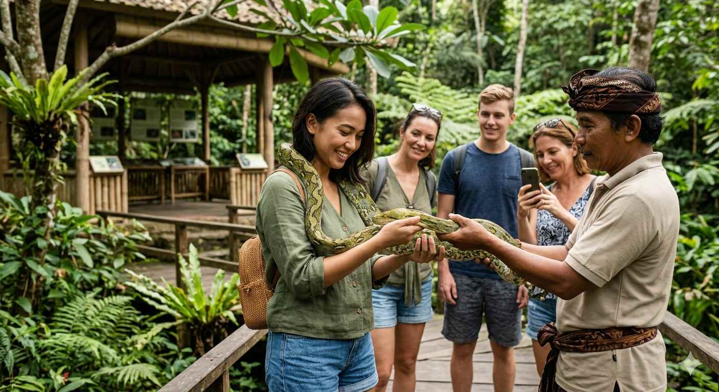 hidden mini zoo ubud family activity in bali