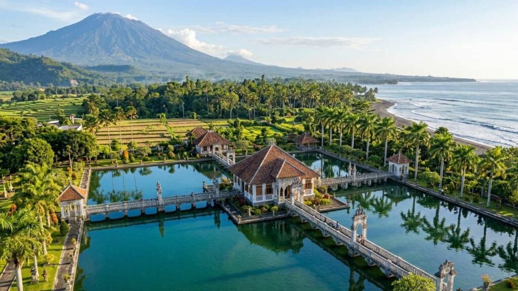 taman ujung water palace east bali