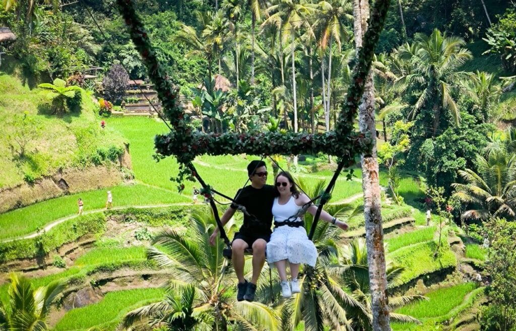 Best Bali Instagram Spots couple swing
