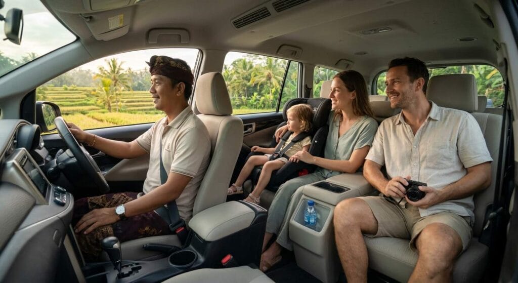 Bali private driver service for couples and families
