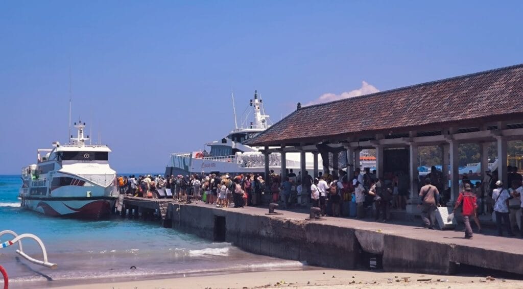 Ubud to Padang Bai Harbour private driver pickup
