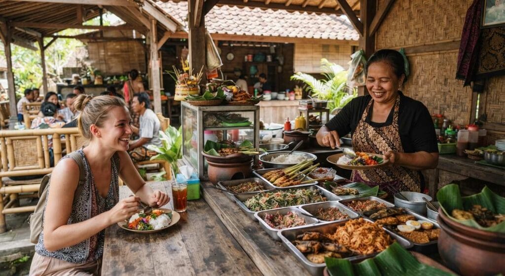 Bali Asian Cuisine experience at an authentic local Balinese warung
