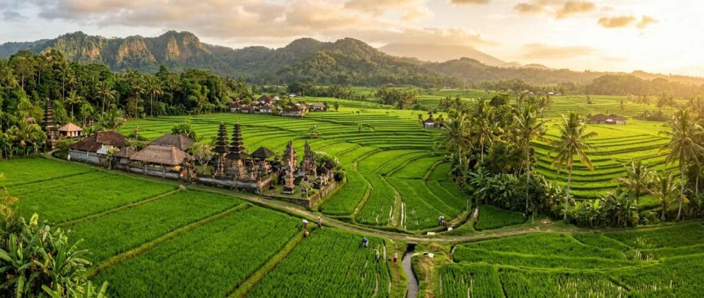 Mancingan Rice Field Ubud hidden rice fields in Bali
