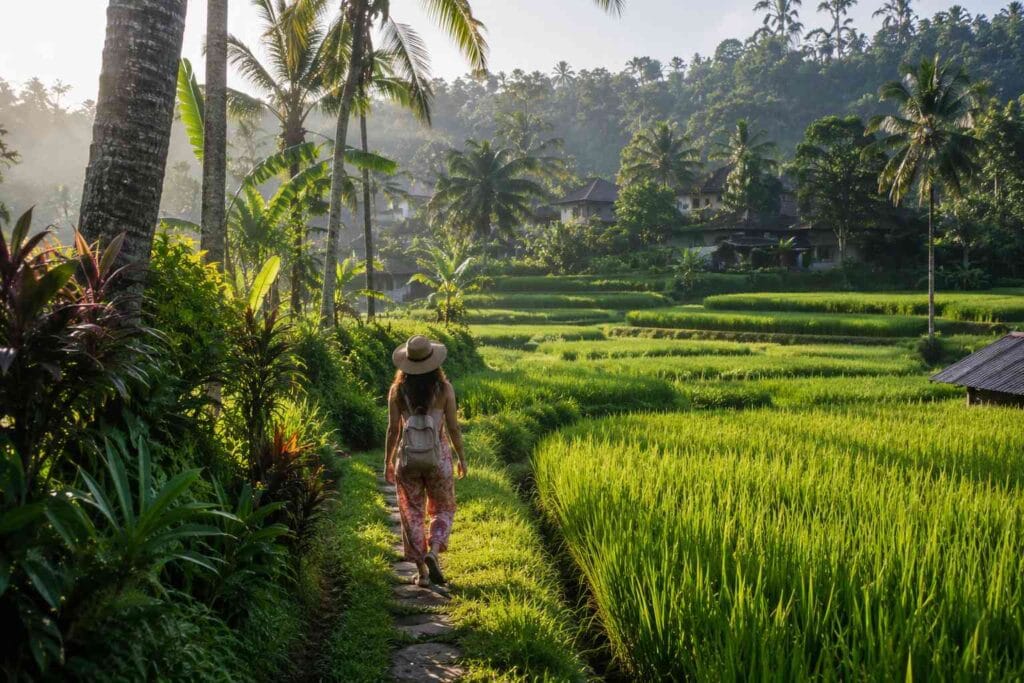 Mancingan Rice Field Ubud countryside landscape Bali